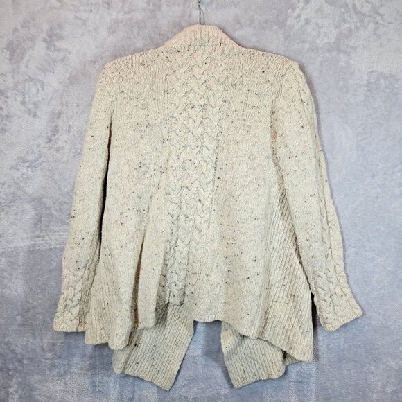 Islander Womens Wool Cashmere Cardigan Ireland Sweater Career Open hipster - Picture 4 of 11